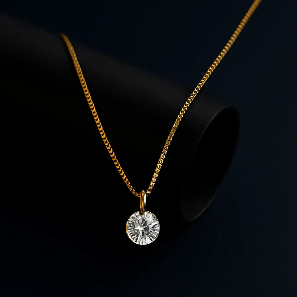 colar-dourado-ponto-de-luz-zirconia-zarelle