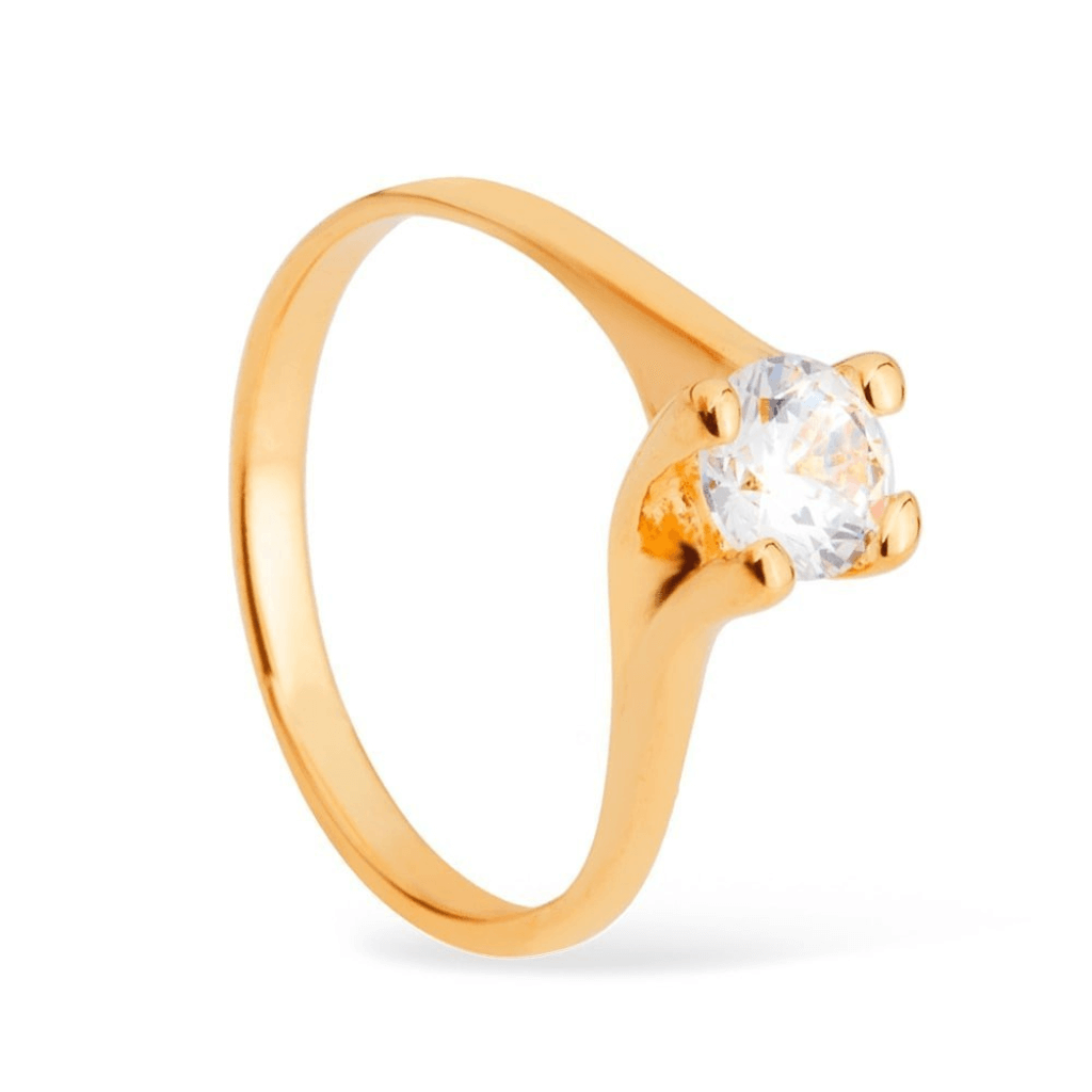 Anel-Dourado-24K-Solitário-com-Zircônia-Pequena-Zarelle-1