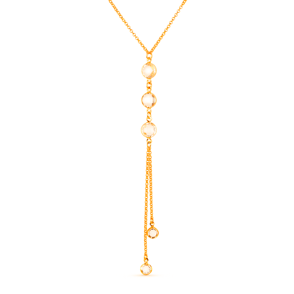 Colar-Dourado-24K-Gravatinha-com-Pontos-de-Luz-Zarelle-1