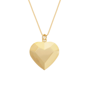 Colar-Dourado-24K-com-Pingente-Coracao-Geometrico-Zarelle-1