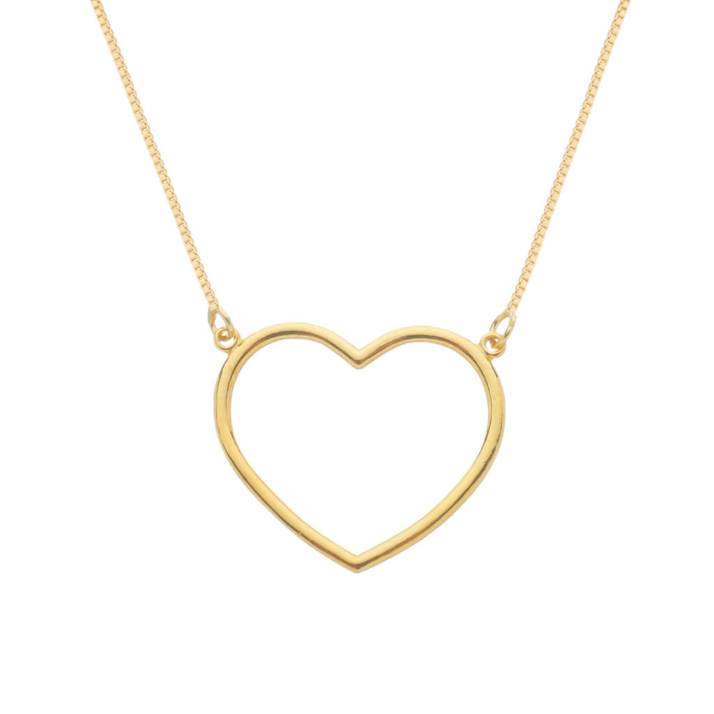 Colar-Dourado-24K-com-Pingente-Coracao-Vazado-Zarelle-1
