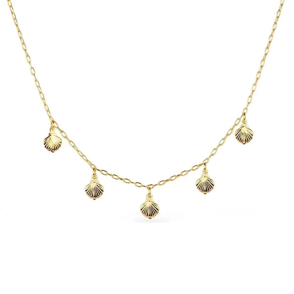 Colar-Dourado-24K-de-Concha-com-Extensor-Zarelle-1
