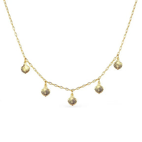 Colar-Dourado-24K-de-Concha-com-Extensor-Zarelle-1