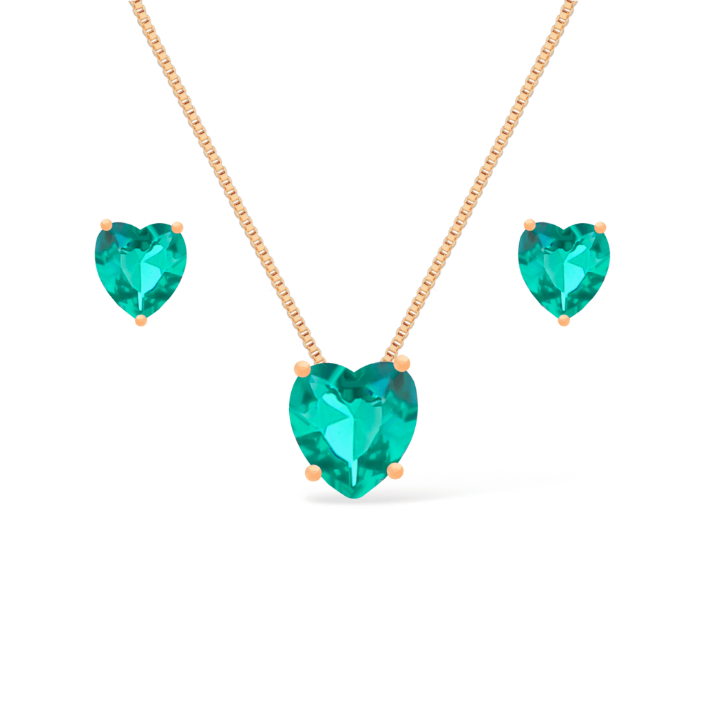 Conjunto-Dourado-24K-Coracao-Verde-com-Zirconia-Zarelle-1