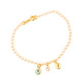 Pulseira-Dourada-24K-de-Pérolas-com-Olho-Grego-Coração-e-Ponto-de-Luz-Zarelle-1