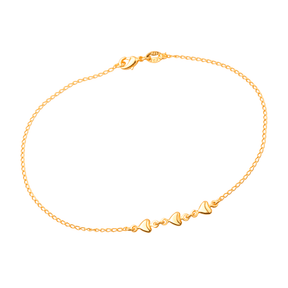 Tornozeleira-Dourada-24K-3-Coracoes-Lisa-Zarelle-1