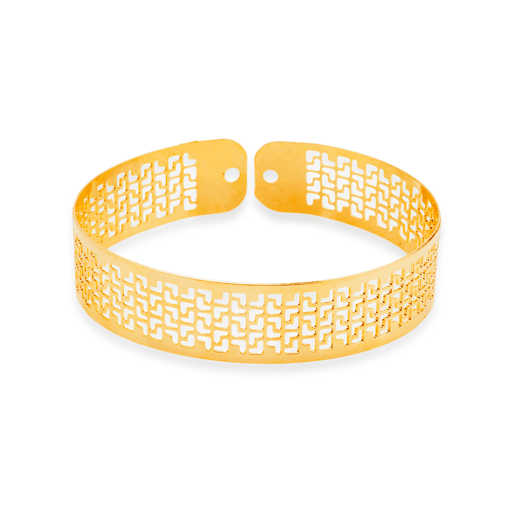 Bracelete Dourado de Renda Vazado