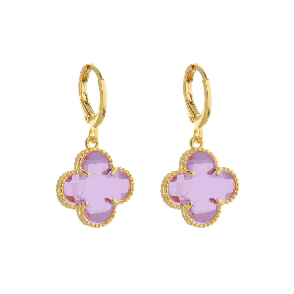 brinco-dourado-trevo-com-zirconia-rosa-banho-de-ouro-24k-Zarelle-1