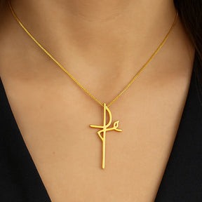 colar-cruz-fe-no-pescoco-dourado