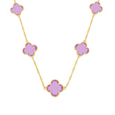 colar-dourado-com-trevos-rosa-banhado-a-ouro-24k-2