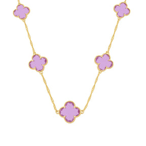 colar-dourado-com-trevos-rosa-banhado-a-ouro-24k-2