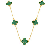 colar-dourado-com-trevos-verdes-banhado-a-ouro-24k
