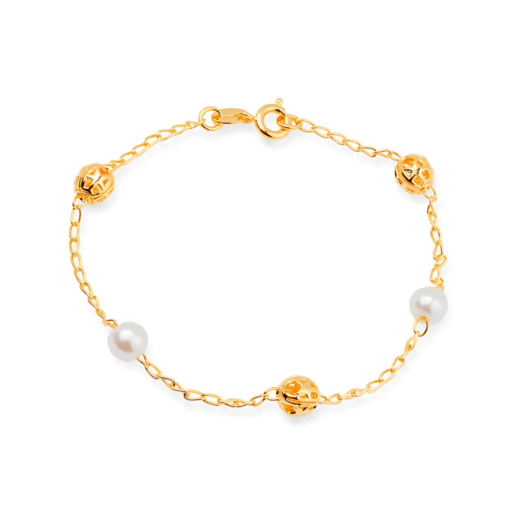 pulseira-dourada-com-perolas-e-esferas