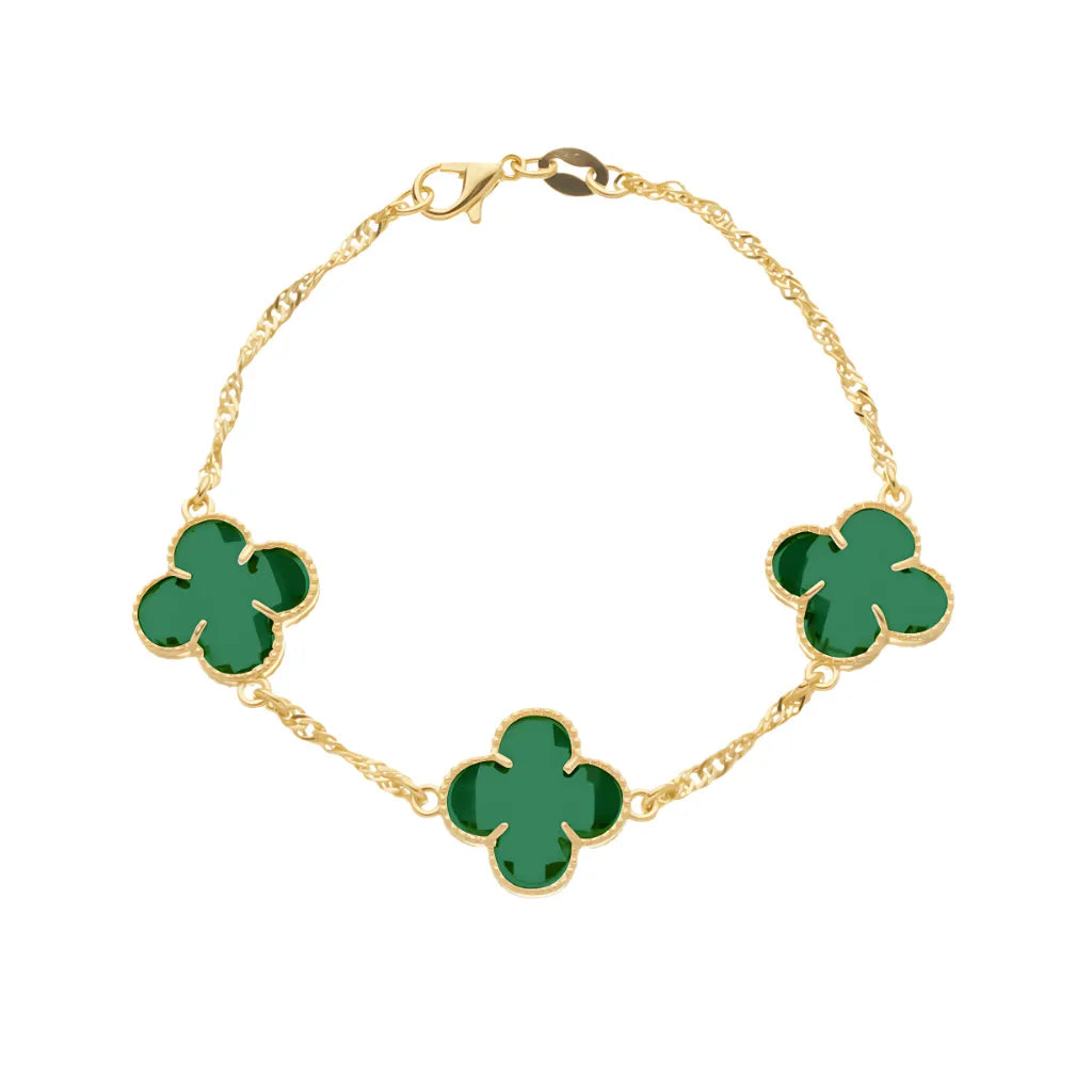 pulseira-dourada-com-trevos-zirconia-verde-ouro-24k-1