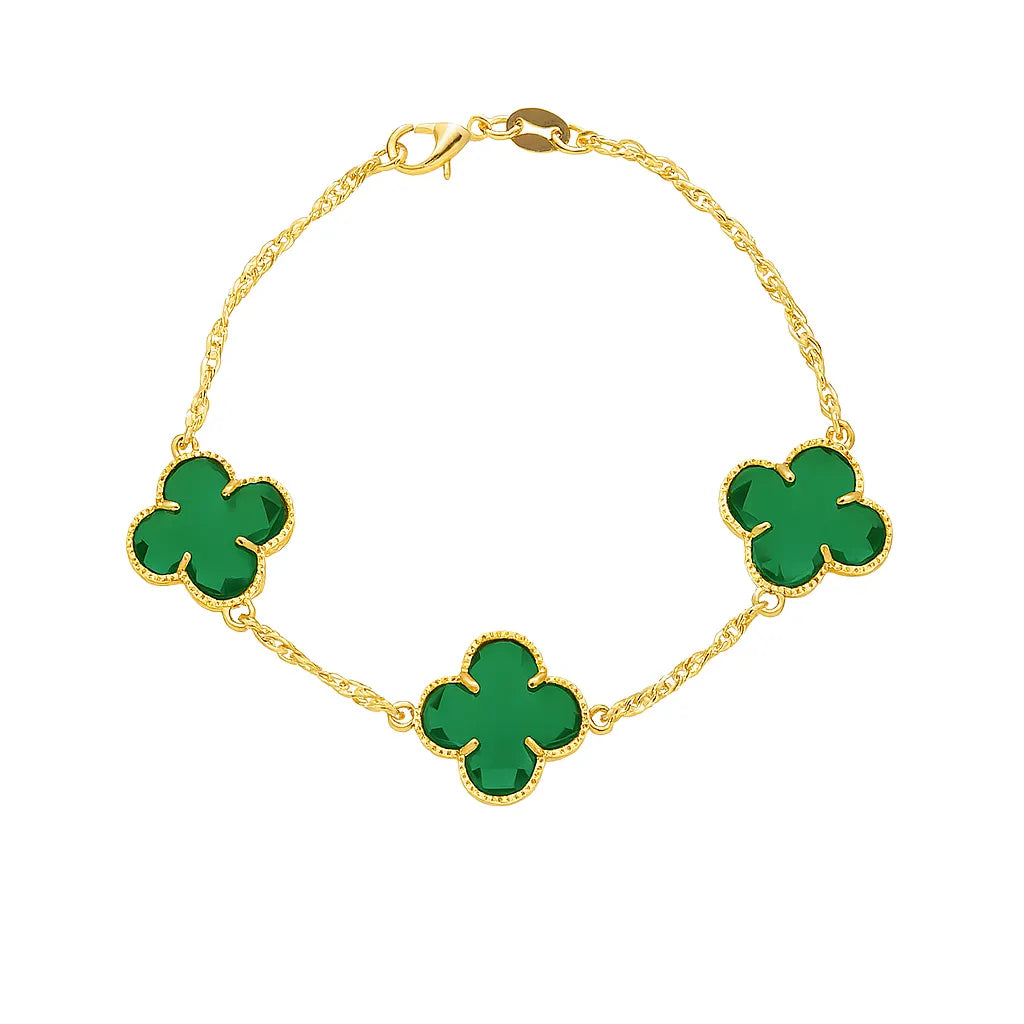 pulseira-dourada-com-trevos