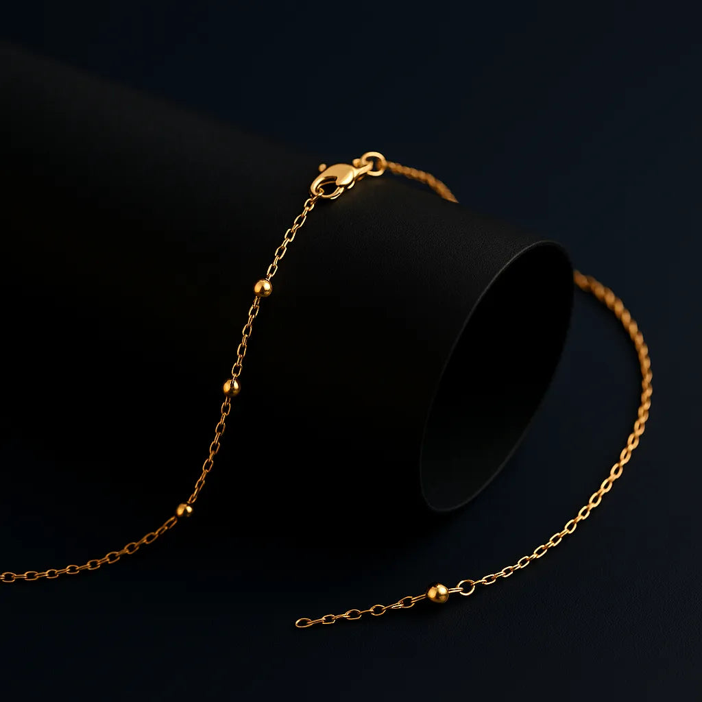 tornozeleira-dourada-24k-com-bolinhas-zarelle